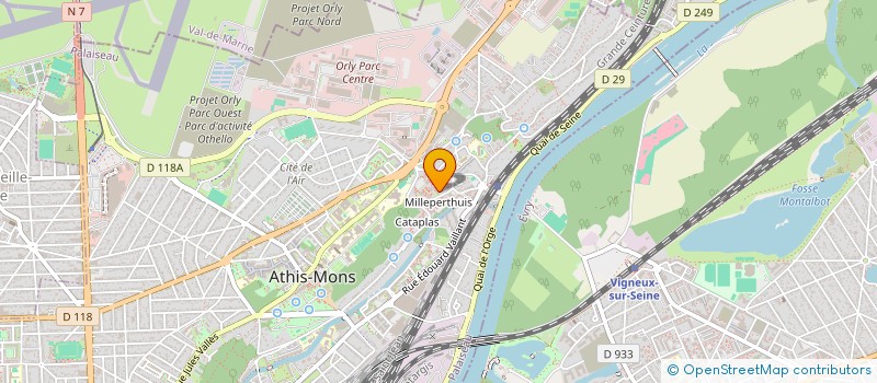 localisation de l'entreprise 932 787 336   ATHIS-MONS