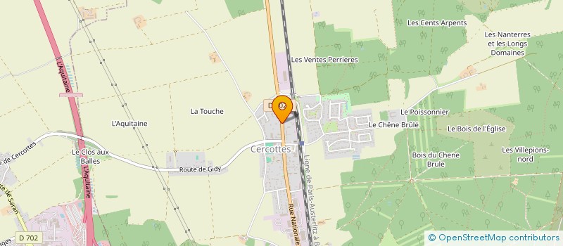 localisation de l'entreprise 932 788 516   CERCOTTES