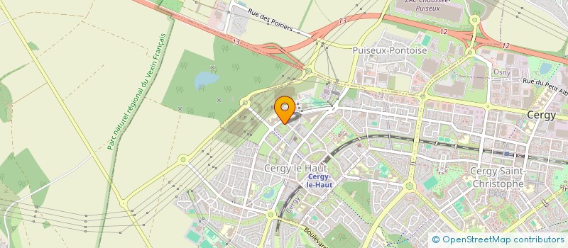 localisation de l'entreprise 932 795 438   CERGY