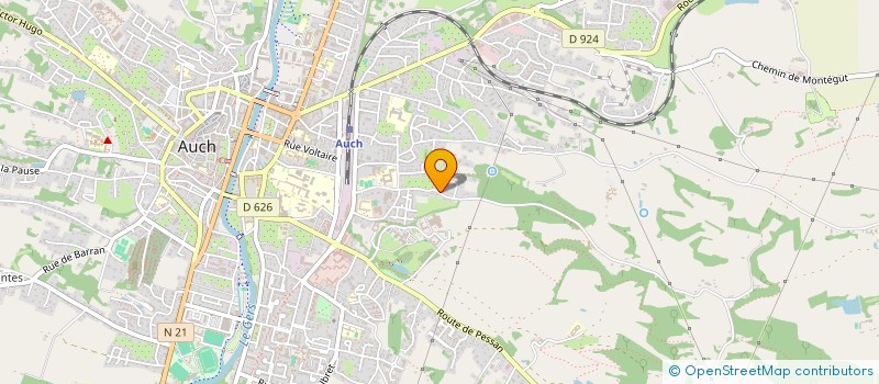 localisation de l'entreprise 932 807 472   AUCH