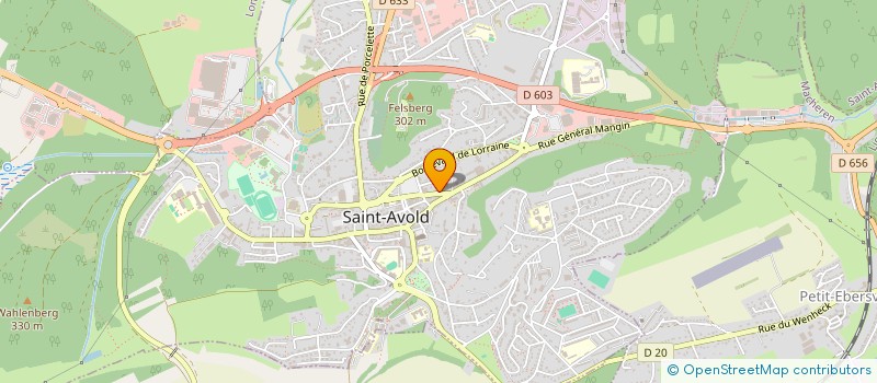 localisation de l'entreprise 932 847 668   LONGEVILLE-LES-SAINT-AVOLD