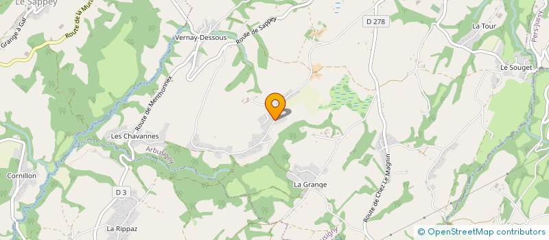 localisation de l'entreprise 932 852 601   ARBUSIGNY