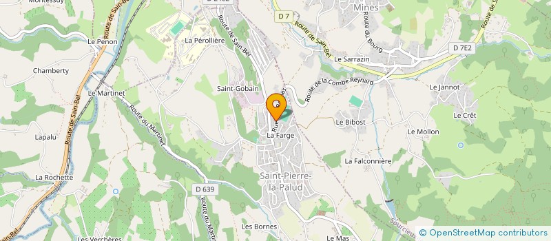 localisation de l'entreprise 932 870 439   SAINT-PIERRE-LA-PALUD