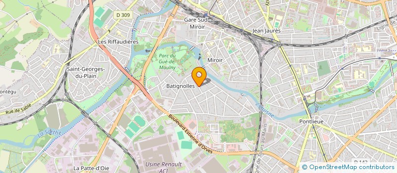 localisation de l'entreprise 932 906 936   LE MANS