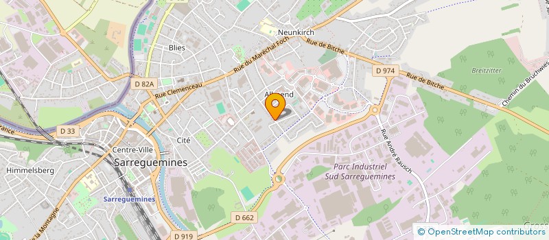 localisation de l'entreprise 932 922 073 à STRASBOURG