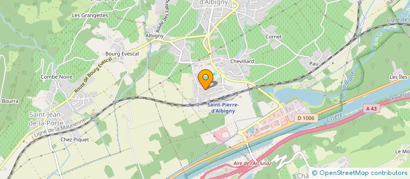 localisation de l'entreprise 932 941 420   SAINT-PIERRE-D'ALBIGNY