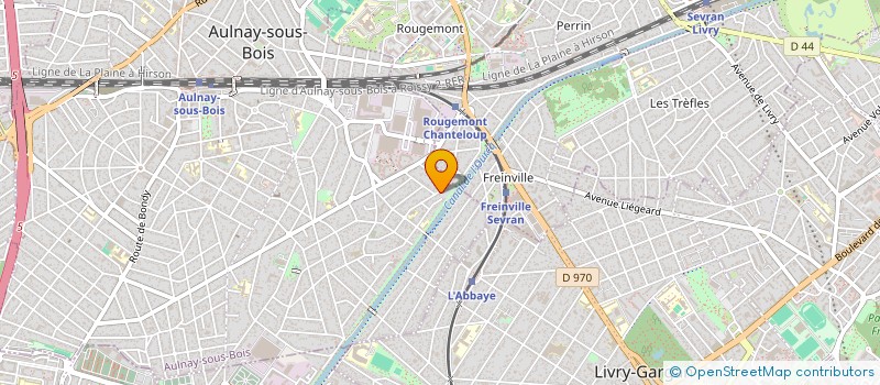 localisation de l'entreprise 932 944 465 à AULNAY-SOUS-BOIS