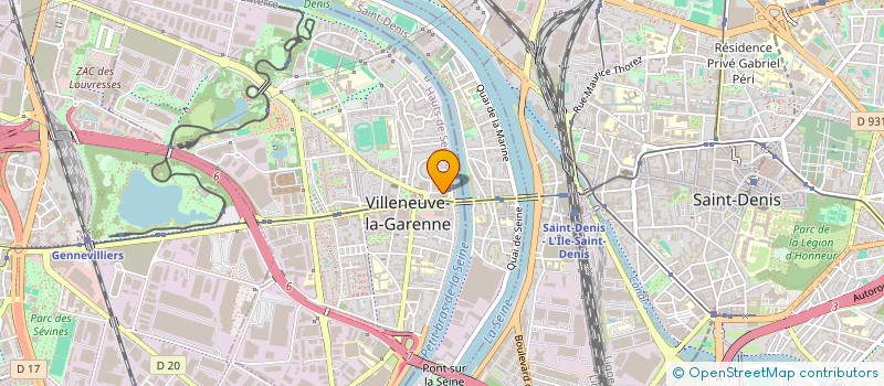 localisation de l'entreprise 932 953 144 à VILLENEUVE-LA-GARENNE