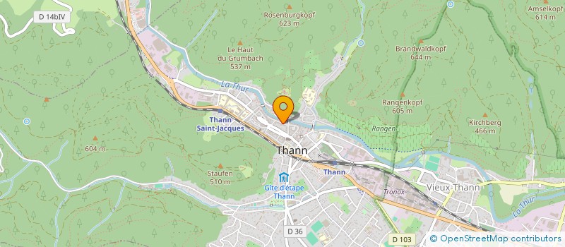 localisation de l'entreprise 932 953 854   THANN