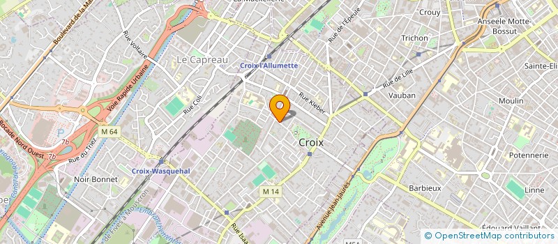 localisation de l'entreprise 932 961 840   CROIX