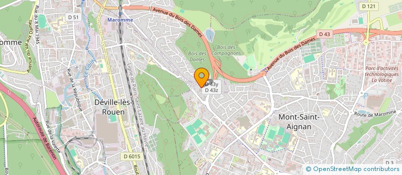 localisation de l'entreprise 932 975 345   MONT-SAINT-AIGNAN