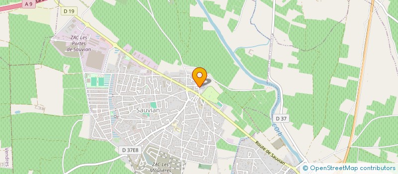 localisation de l'entreprise 932 995 186   SAUVIAN