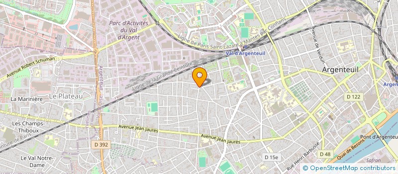 localisation de l'entreprise 933 004 095 à ARGENTEUIL