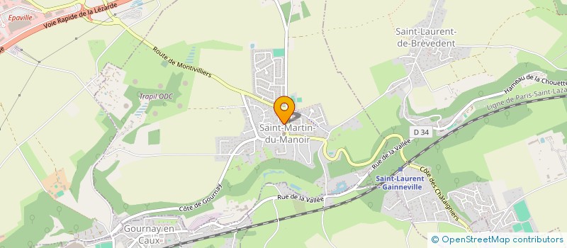 localisation de l'entreprise 933 017 592   SAINT-ROMAIN-DE-COLBOSC