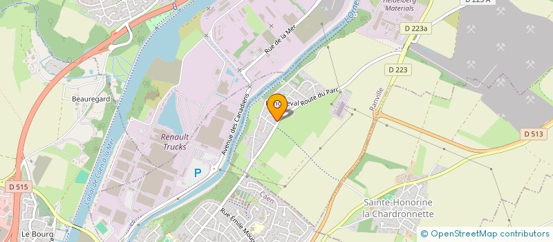 localisation de l'entreprise 933 031 627   RANVILLE