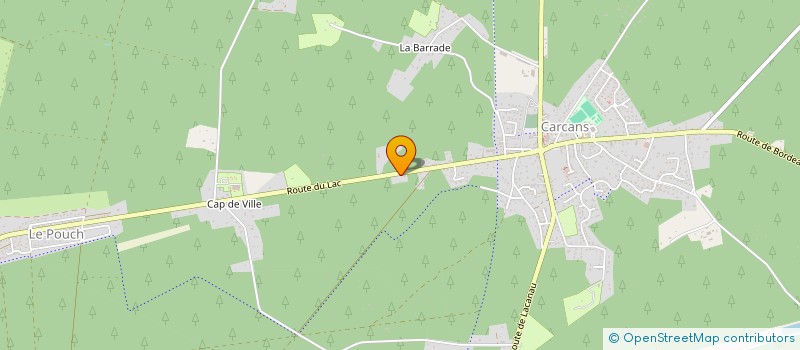 localisation de l'entreprise 933 039 109   CARCANS