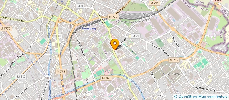 localisation de l'entreprise 933 045 379   WATTRELOS