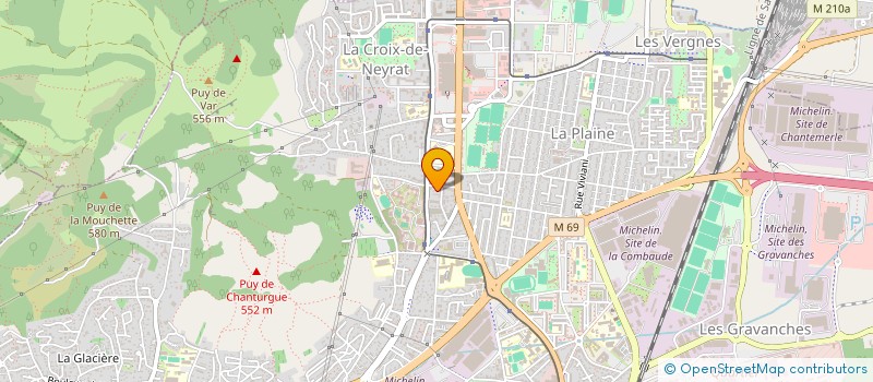 localisation de l'entreprise 933 070 054   CLERMONT-FERRAND