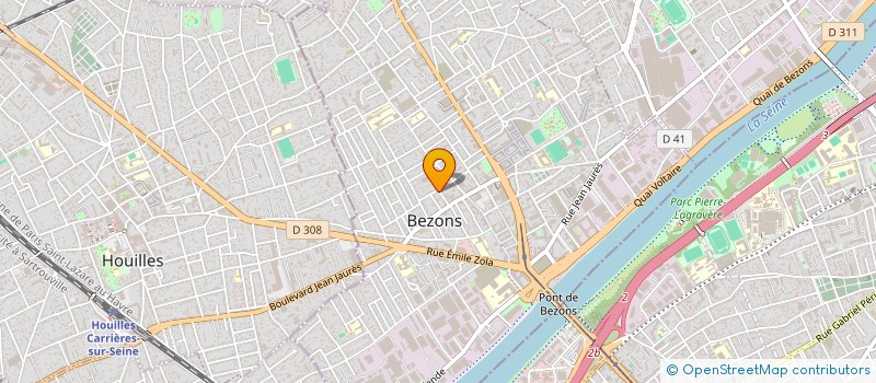 localisation de l'entreprise 933 081 481   BEZONS