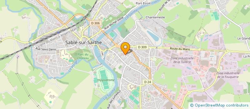 localisation de l'entreprise 933 082 240   SABLE-SUR-SARTHE