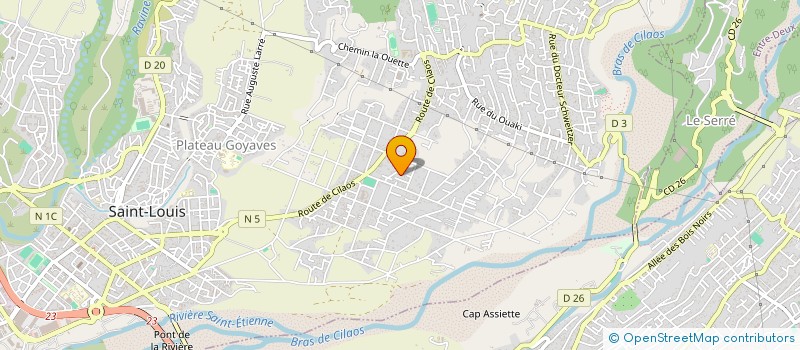localisation de l'entreprise 933 092 207 à SAINT-PAUL