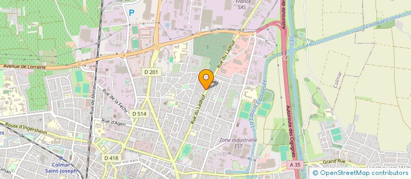 localisation de l'entreprise 933 112 328   COLMAR