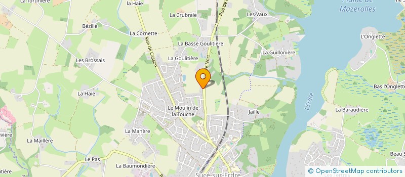 localisation de l'entreprise 933 117 251 à SUCE-SUR-ERDRE