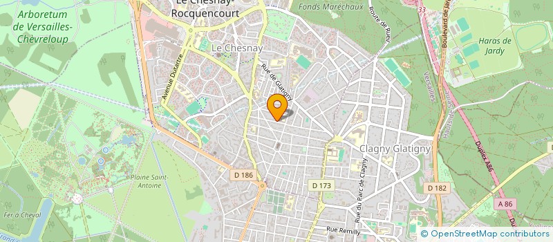 localisation de l'entreprise 933 117 947   LE CHESNAY-ROCQUENCOURT