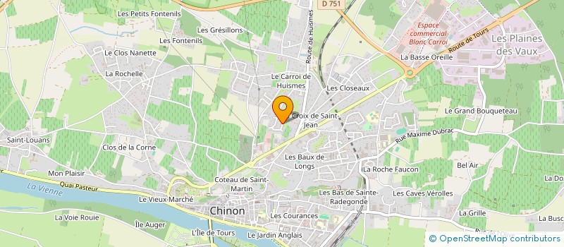 localisation de l'entreprise 933 192 841 à CHINON