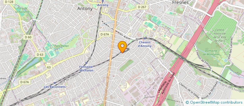 localisation de l'entreprise 933 211 385   ANTONY