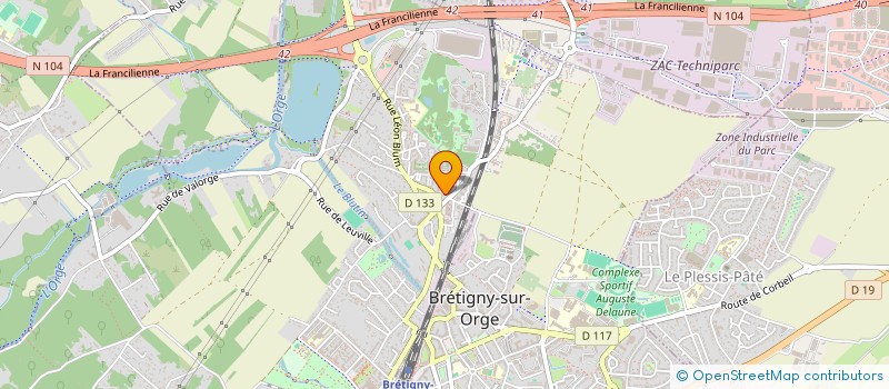 localisation de l'entreprise 933 239 790   BRETIGNY-SUR-ORGE