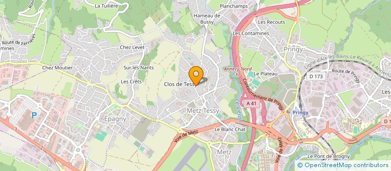 localisation de l'entreprise 933 261 448   EPAGNY METZ-TESSY