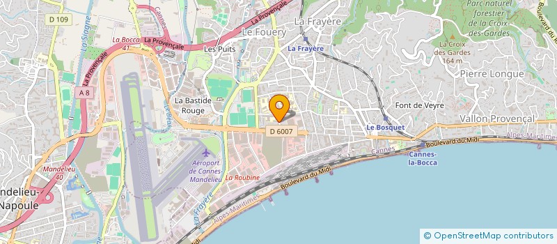 localisation de l'entreprise 933 262 255 à CANNES