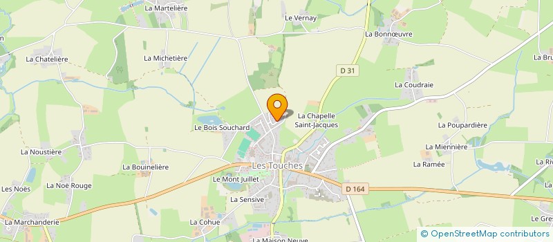 localisation de l'entreprise 933 360 083   LES TOUCHES