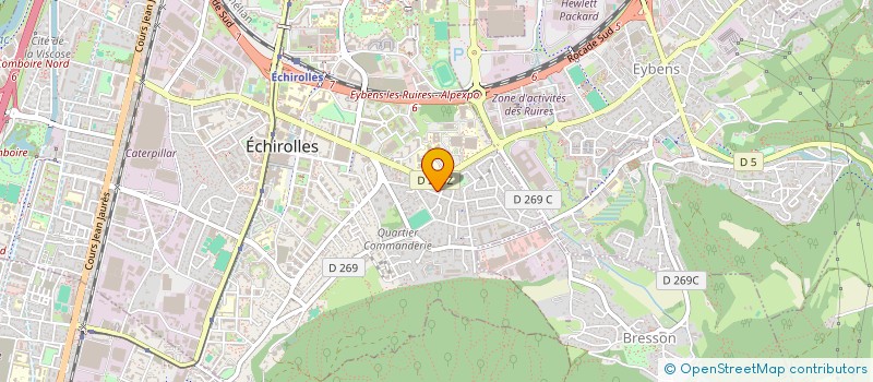 localisation de l'entreprise 933 416 869   ECHIROLLES