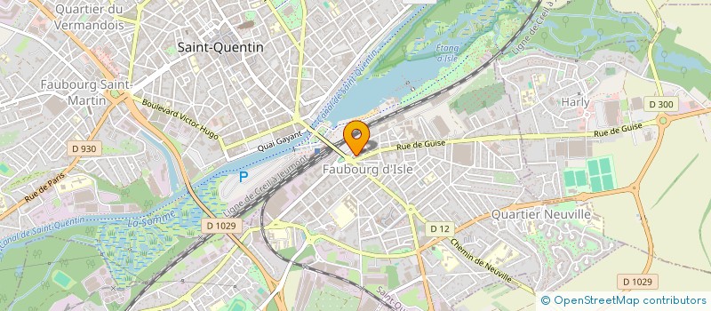 localisation de l'entreprise 933 432 452  à SAINT-QUENTIN