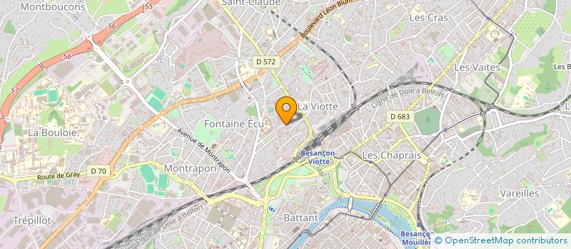 localisation de l'entreprise 933 507 493   BESANCON