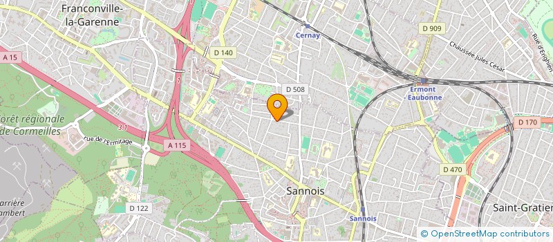 localisation de l'entreprise 933 514 952   SANNOIS