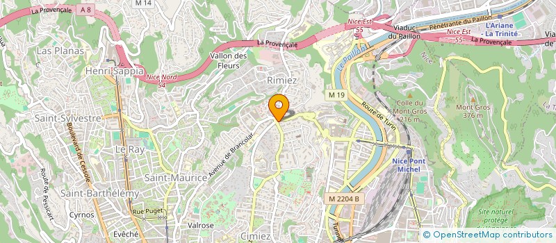 localisation de l'entreprise 933 527 665   NICE