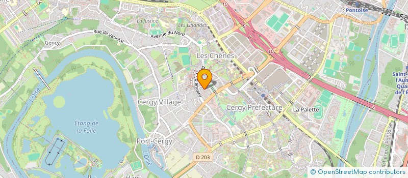 localisation de l'entreprise 933 530 123   CERGY