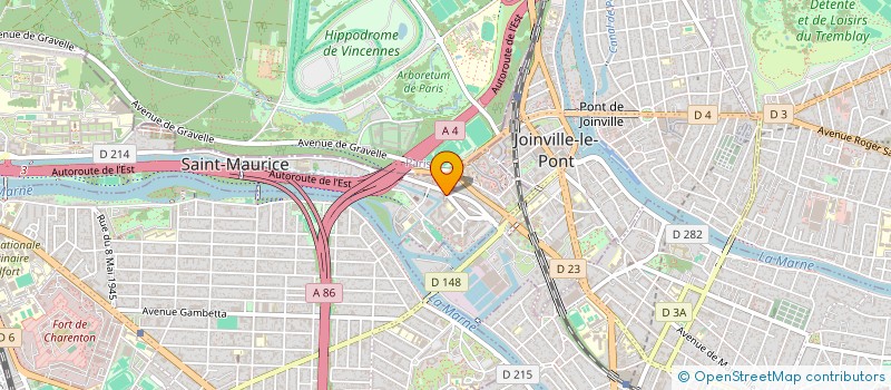 localisation de l'entreprise 933 548 786  à CHAMPIGNY-SUR-MARNE