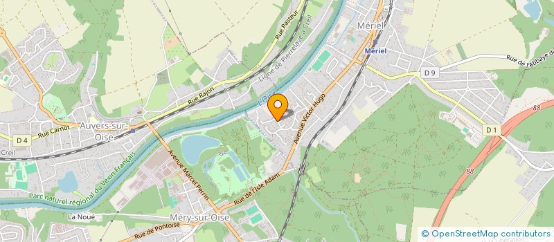 localisation de l'entreprise 933 563 488   MERIEL