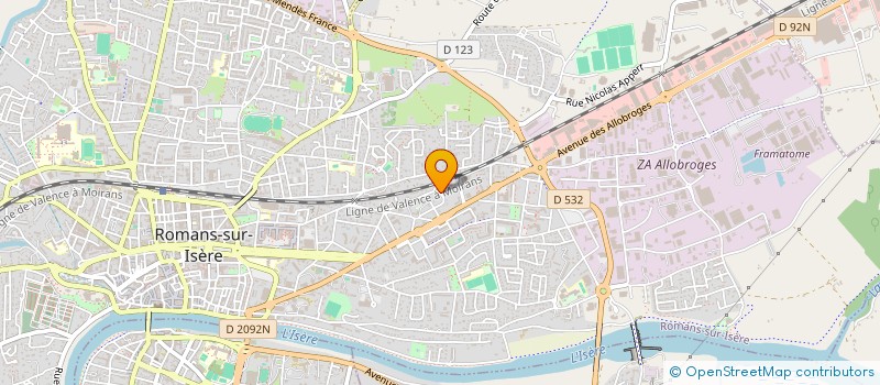 localisation de l'entreprise 933 564 056   ROMANS-SUR-ISERE