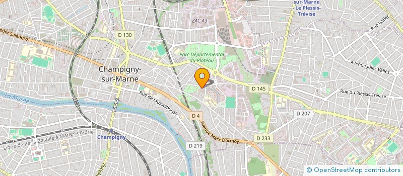 localisation de l'entreprise 933 607 517  à CHAMPIGNY-SUR-MARNE