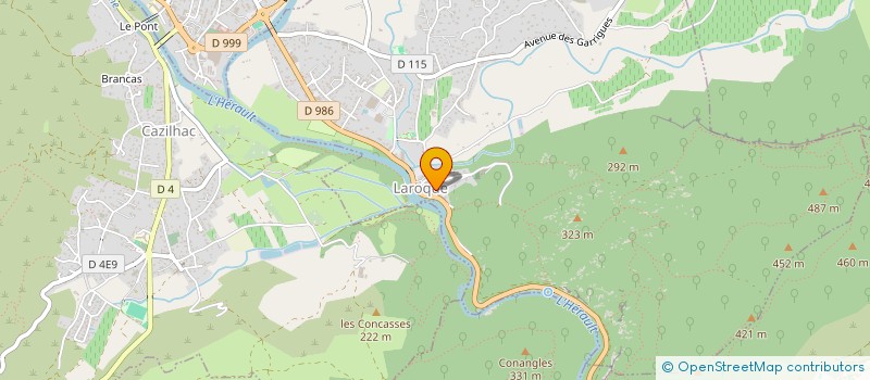 localisation de l'entreprise 933 609 513   GANGES