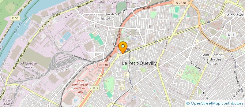 localisation de l'entreprise 933 635 658   LE PETIT-QUEVILLY