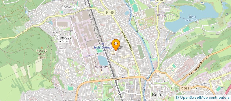 localisation de l'entreprise 933 644 270   BELFORT