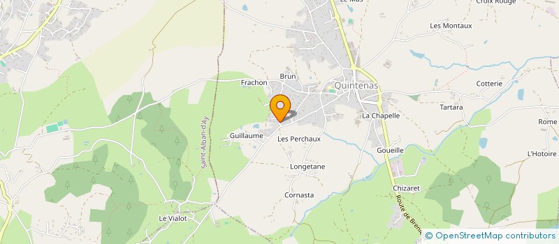 localisation de l'entreprise 933 656 506   QUINTENAS