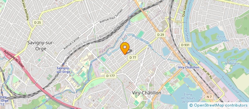 localisation de l'entreprise 933 667 370 à VIRY-CHATILLON