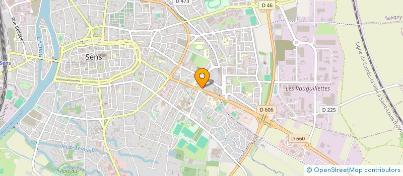 localisation de l'entreprise 933 675 563   SENS